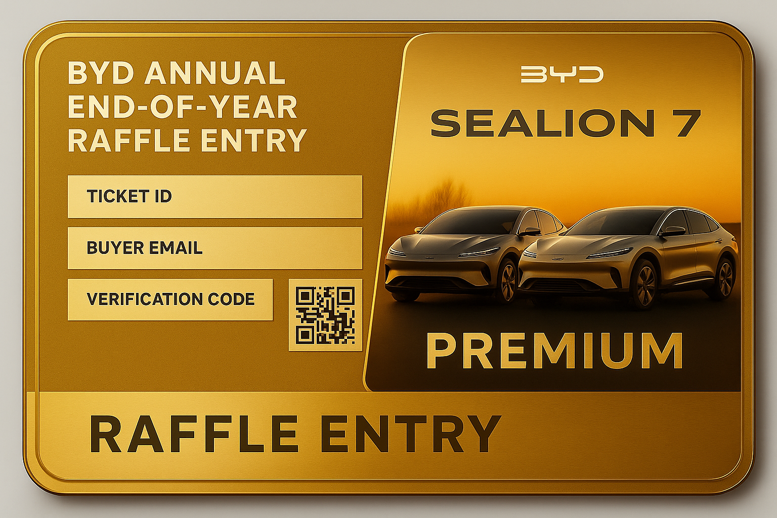 BYD Premium Ticket